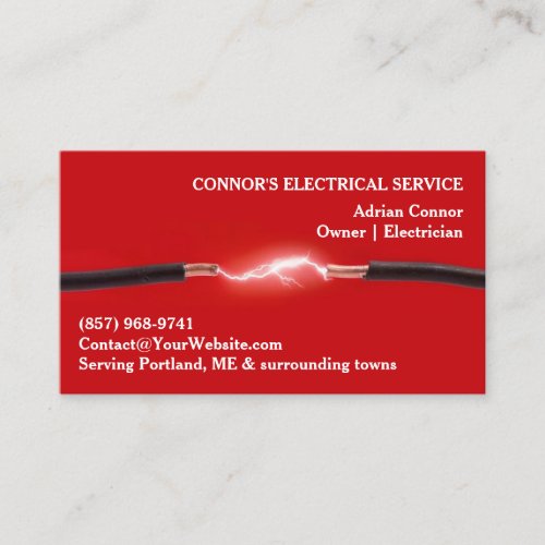 Electrician Business Card