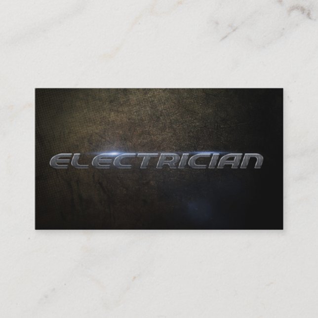 Electrician Business card (Front)