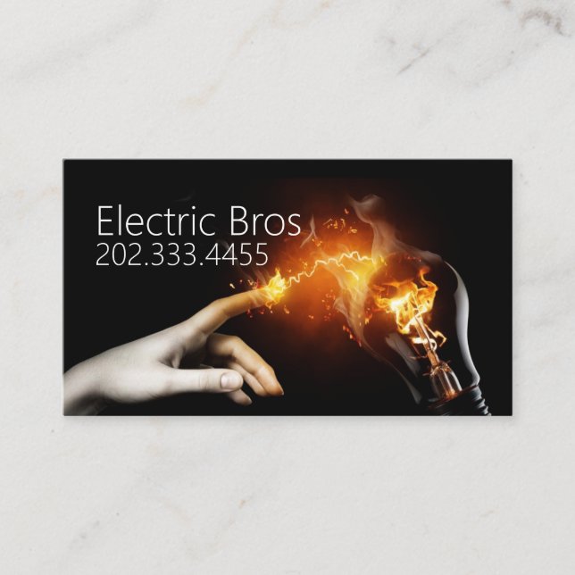 Electrician Business Card (Front)