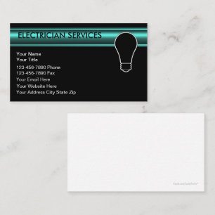 Electrician Business Cards