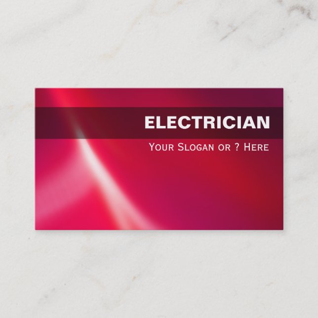Electrician Business Cards (Front)