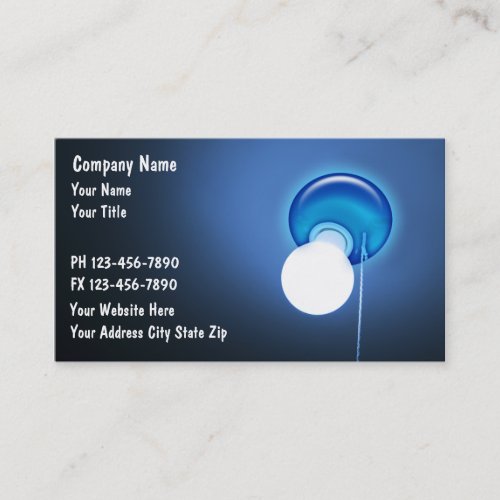 Electrician Business Cards