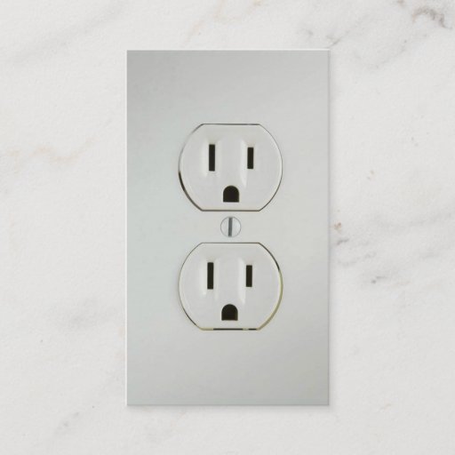 Customizable Electrician Business Cards