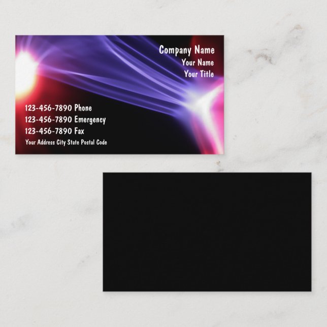 Electrician Business Cards (Front/Back)