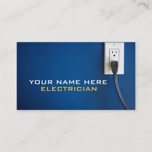 Electrician Business Cards