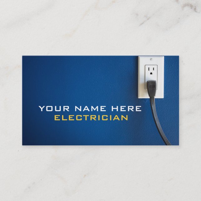 Electrician Business Cards (Front)