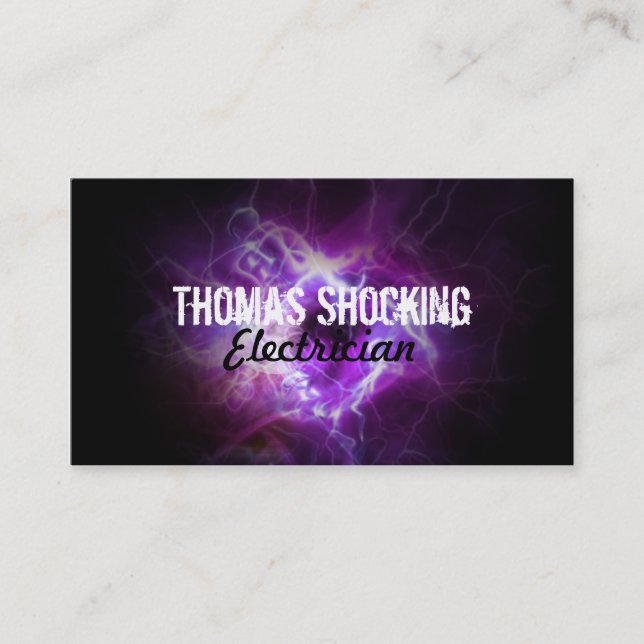 Electrician Business Cards (Front)