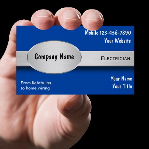 Electrician Business Cards