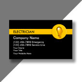 Electrician Business Cards | Zazzle