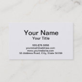 Electrician Business Cards (Electrical Outlet) (Back)