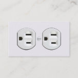 Electrician Business Cards (electrical Outlet) at Zazzle