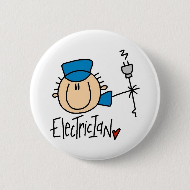 Electrician Button (Front)