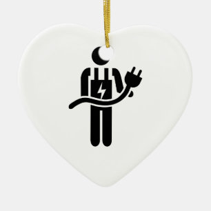 Electrician Ceramic Ornament