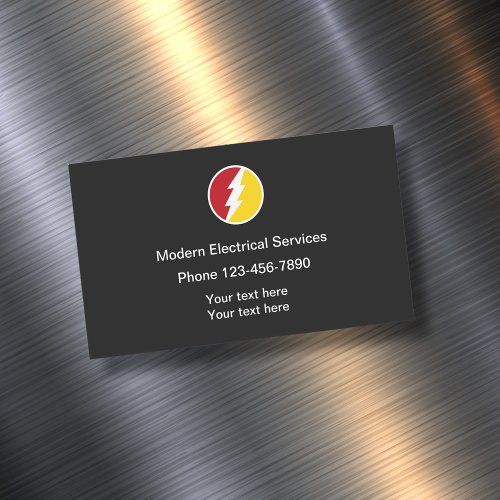 Electrician Classic Business Card Magnets