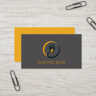 Electrician Company Business Card