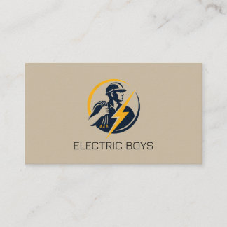 Electrician Company Business Card