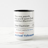 Electrician Custom Personalized Mug