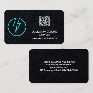 Electrician Custom QR Business Card