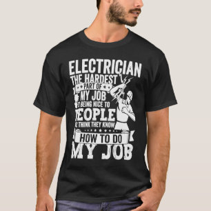 Electrician Dad Apparel Electric Lineman for Men 1 T-Shirt