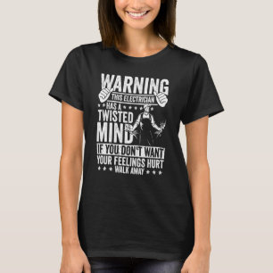 Electrician Dad Apparel Electric Lineman for Men T-Shirt