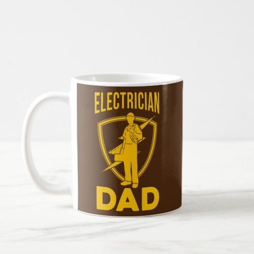 Electrician Dad Fathers Day Electrical Coffee Mug