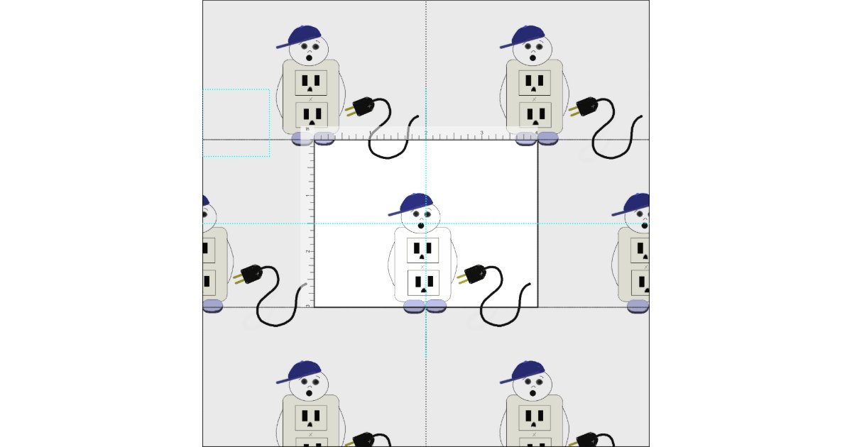 Electrician Design Fabric | Zazzle