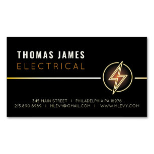 ELECTRICIAN ELECTRIC Business Card Magnet
