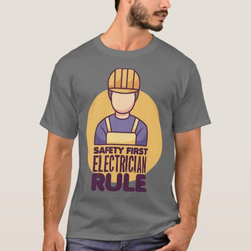 Electrician electric proud skilles birthday gift   T_Shirt