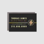 Electrician Electrical Company Business Card Car Magnet at Zazzle