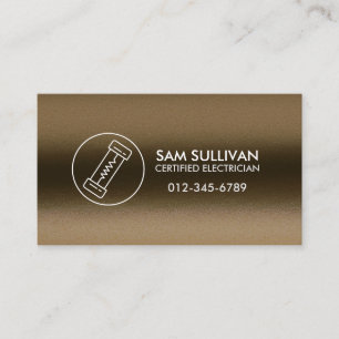Electrician Electrical Contractor Business Card