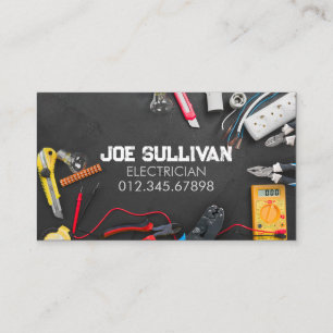 Electrician Electrical Contractor Business Card