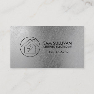 Electrician Electrical Contractor Business Card