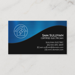 Electrician Electrical Contractor Business Card