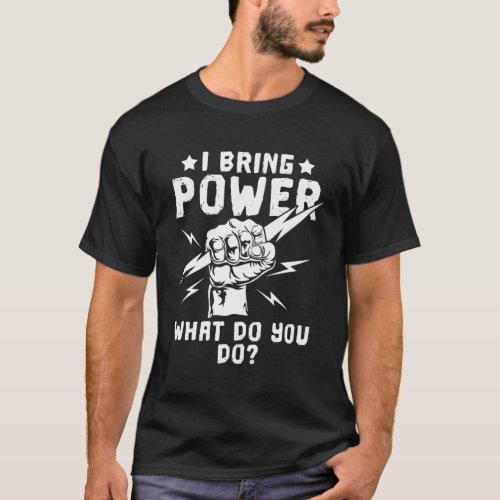 Electrician _ Electrical Engineer Construction Ele T_Shirt