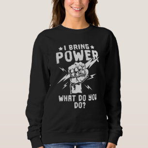Electrician Electrical Engineer Construction Elec Sweatshirt