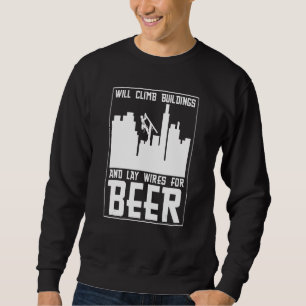 Electrician  Electrical Engineer Construction Elec Sweatshirt