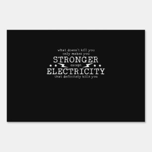 Electrician Electrical Engineer Electricity Sign