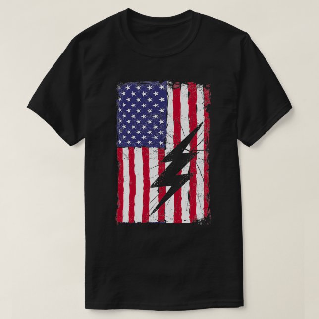 Electrician Electrical Engineer Lineman  (26) T-Shirt (Design Front)