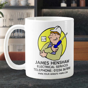 Electrician Electrical Services Promotional Coffee Mug