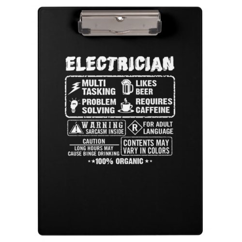 Electrician engineers 2 clipboard