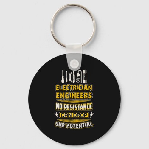 electrician engineers keychain