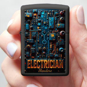 Electrician Exposed Industrial Circuit Board Zippo Lighter