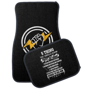Electrician Flash Gift Car Floor Mat