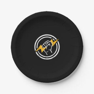 Electrician Flash Gift Paper Plates