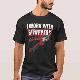 Electrician For Men Dad Electronics Engineer Humor T-Shirt
