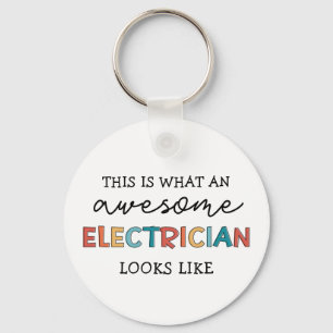 Electrician Funny Gifts for Electricians Keychain