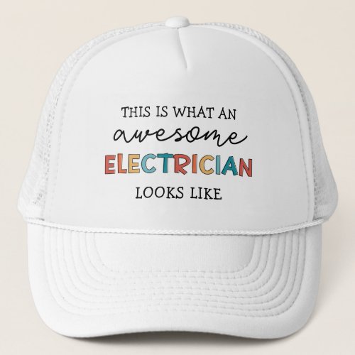 Electrician Funny Gifts for Electricians Trucker Hat