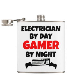 Electrician Gamer Flask