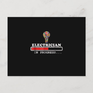Electrician Gift , Electricity, Loading Funny Bulb Postcard