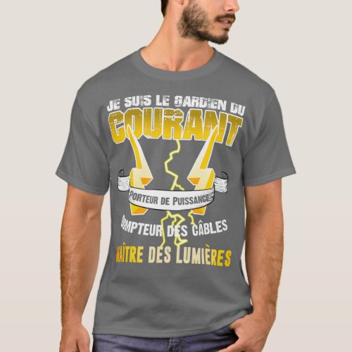 Electrician Humorous Gift Electricity Puns Electri T_Shirt